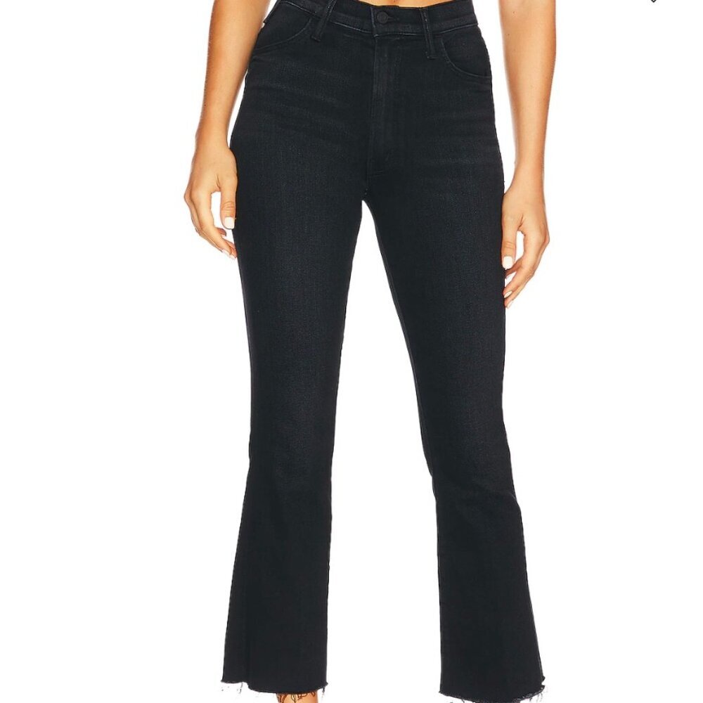 MOTHER The Hustler Ankle Fray Jeans - Encounters at Night